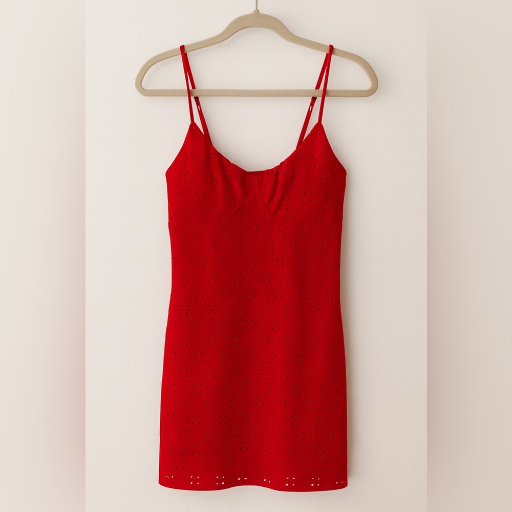 No Boundaries Red Mini Dress